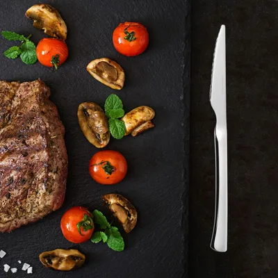 Obrázek produktu pro Comas Steakové nože Pefect Lacasa Sada 2 vroubkovaných nožů na maso, nerezová ocel, 21,5 cm, M1538