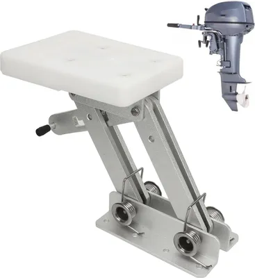 Image de Support de montage pour moteur hors-bord marin en aluminium Kicker 5 hauteurs réglables pour 2 temps 2-20 CV