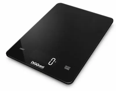 Digitale Küchenwaage 10 kg, LED-Display, Tara, 4 Einheiten, schwarz