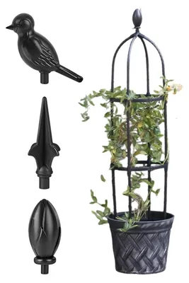 Productafbeelding van Roestvrijstalen Trellis Obelisk voor Plantensteun