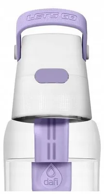 Dafi Solid Filterflasche aus Tritan, 700 ml, Lavendel, hypoallergenes Mundstück - Produktansicht 2
