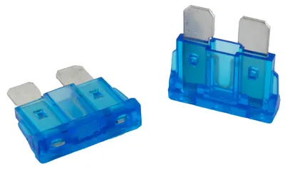 5x ATO Flachsteck-Sicherung 15A blau 19mm 32V
