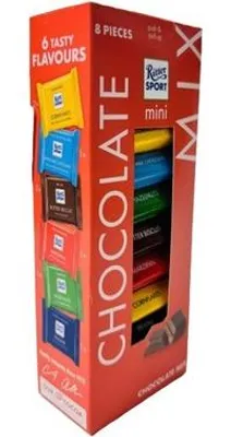 Produktbild von Ritter Sport - Mini -Nuss -Auswahlturm 7x16.67gr | Blasen Sie eine 116 Gramm