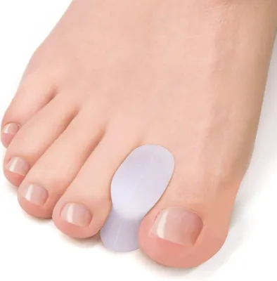 Immagine prodotto di Divaricatore in gel per dita dei piedi 8x in silicone Per il trattamento di calli e dita a martello, morbido e confortevole