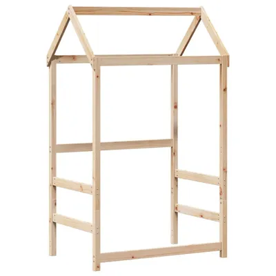 Image de vidaXL Toit pour lit d'enfant 98x70x176,5 cm Pin massif