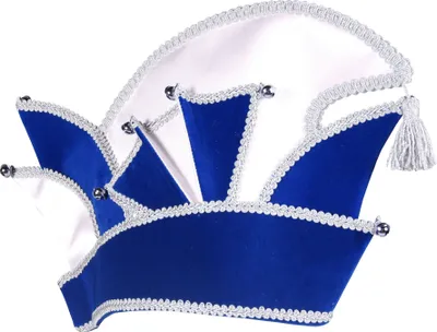 Produktbild von T2502-0417-61 blau mit Silberborte Damen Herren Prinzen Kappe Mütze Gr.61