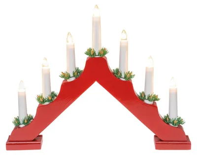 Obrázok produktu pre Adventný luster LED so 7 sviečkami