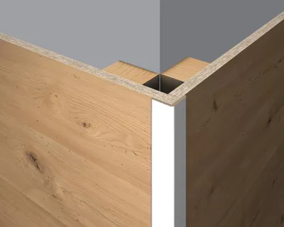 Produktbild von EGGER Faltleiste Decowall FL201 weiß