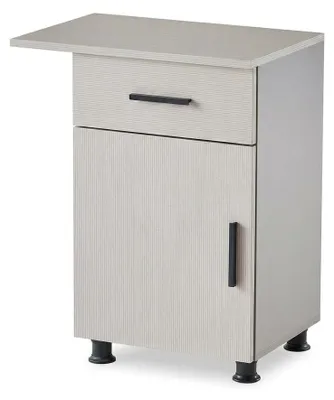 Image de Meuble de bureau mobile, design moderne, avec tiroirs, roulettes et compartiment de rangement pour documents