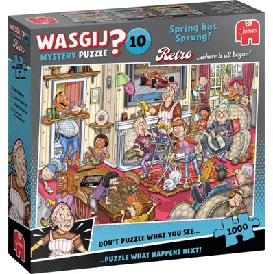 Image de Wasgij Retro Mystery 10 - Enfin le printemps - Puzzle 1000 pièces