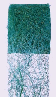 Produktbild von Dekoband ABACA, Pflanzenfaser-Band, Raffia/Sisal 7cm/5m Türkis