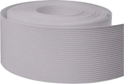 Produktbild von FORTENA Sichtschutzstreifen PP für Zäune Classice Line 9,5cm x 52m in Vier Farben, Sichtschutzband mit Form Classic, optimaler Sichtschutz für Ihren Zaun RAL 7040 (Hellgrau)