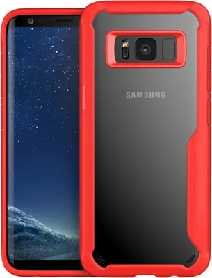 Produktbild von Handy Tasche für Samsung Galaxy S8 Panzer Schutz Hülle Cover Tasche Bumper Rot