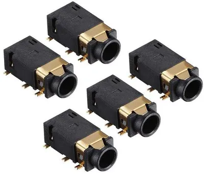 Obrázek produktu pro Konektor pro desky plošných spojů, 3,5mm jack, 6pinový, sada 5 kusů