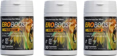 Immagine prodotto di 3X Eroboost Premium 30 capsule - Taurina Zinco Maca Ginseng Mace