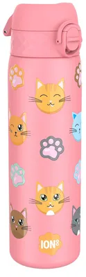 Produktbild von Trinkflasche 600 ml ion8 Edelstahl Auslaufsicher Einhandöffnung Klappdeckel