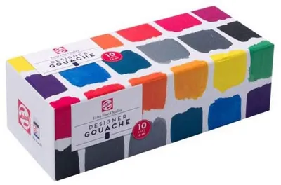 Obrázok produktu pre Talens Gouache Extra Fine Set, 10x16ml fľaštičky