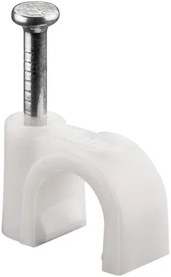 Produktbild von Goobay Kabelschelle, Weiß, max. Kabeldurchmesser: 7,0 mm, 100 Stk. im Plastikbeutel