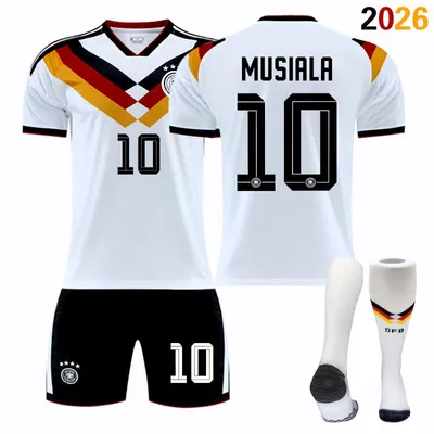 Immagine prodotto di #10 MUSIALA Maglia da calcio della Germania per i Mondiali 2026, per bambini e adulti. TAGLIA:XXL