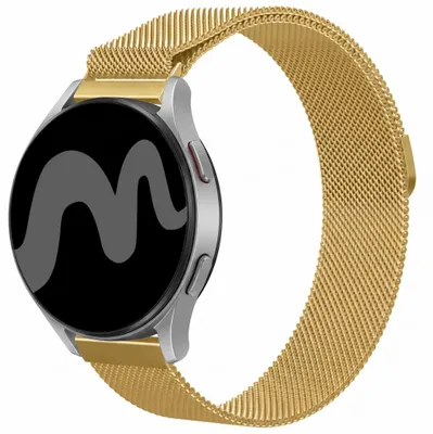 Productafbeelding van imoshion Milanees magnetisch bandje - Universeel 24 mm aansluiting - Goud, AI-gegenereerde afbeelding