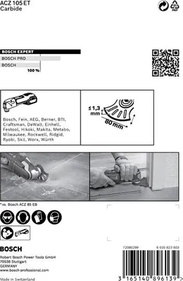 Produktbild von EXPERT ACZ 105 ET Multi Material Segmentsägeblatt