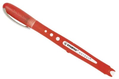 Zdjęcie produktu dla Pióro kulkowe - STABILO worker+ colorful - średnie - pojedyncze pióro - czerwone