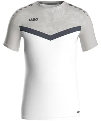 Produktbild von JAKO Damen T-Shirt Iconic, Farbe:weiß/soft grey/anthra light, Größe:42