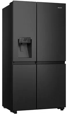 Image de Réfrigérateur Américain HISENSE RS818N4TFC, 632 L, , 91 x 73 x 179 cm, Inox Noir