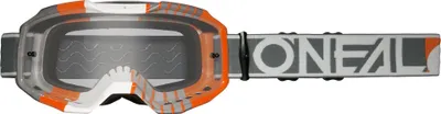 Obrázok produktu pre Okuliare Oneal B-10 Duplex White/Gray/Orange – Clear Veľkosť: OS