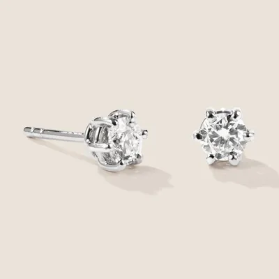 Produktbild von Brillant Diamant Ohrstecker 750/- Weißgold 18 Karat Gold 0,70 ct G/VS1