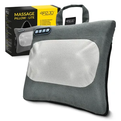 Produktbild von LITE 4FIZJO Massagekissen Shiatsu, Rücken & Nacken, Wärmefunktion, Memory-Schaum, kompakt