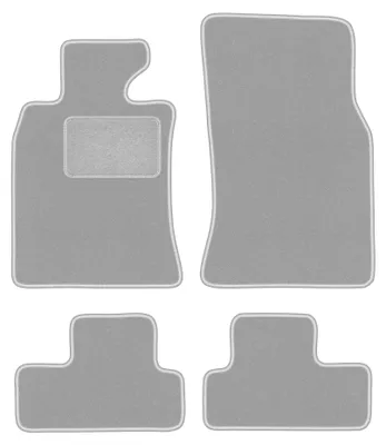 Immagine prodotto di Tappetini in moquette per Mini Cooper R56 2006-2013 (hatchback) – set 4 pezzi, grigi, su misura – Wielganizator OSLO