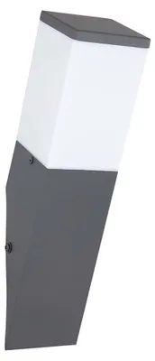 Produktbild von Außenleuchte, Wandfackel, Edelstahl anthrazit, opal, H 33 cm