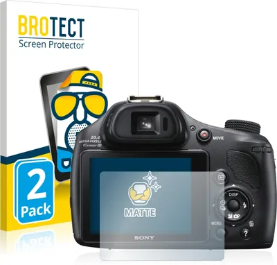 Produktbild von 2x BROTECT Schutzfolie für Sony Cyber-Shot DSC-HX400V Displayschutz Displayschutzfolie Folie Matt Entspiegelungsfolie