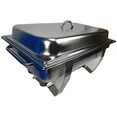 Produktbild von 2er Set Edelstahl Speisenwärmer Warmhaltebehälter Chafing Dish