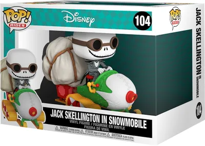 Produktbild von Disney Nightmare Before Christmas - Jack Skellington in Snowmobile 104 - Funko Pop! - Vinyl Figur