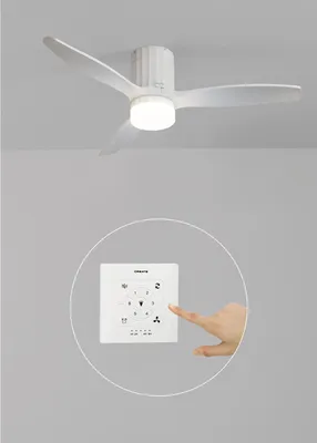 Produktbild von WIND CALM LINE - Leiser Deckenventilator 40W Ø132 cm 100% Holz