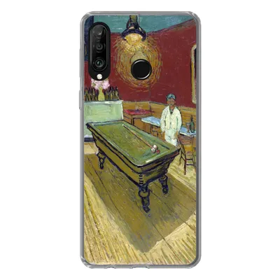 Produktbild von MuchoWow® Handyhülle Schutzhülle Hülle für Huawei P30 Lite Das Nachtcafé - Vincent van Gogh Silikon Softcase Handy Hülle - Handyhülle