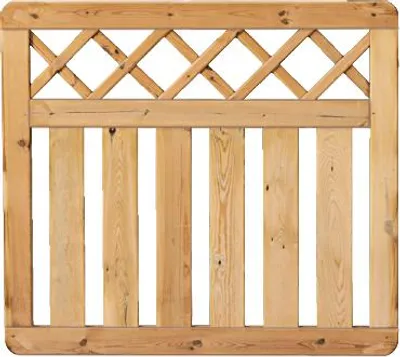 Produktbild von T&J KAMPEN Gartenzaun Senkrecht Ranki 100 x 90 cm