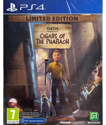 Obrázek produktu pro Tintin Reporter Cigars of the Pharaoh Limited Edition STEELBOOK (PS4)