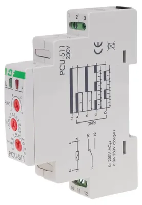 Image de PCU-511 Relais temporisé contact 1NO/NF 230V