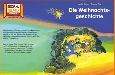 Produktbild von Die Weihnachtsgeschichte / Kamishibai Bildkarten