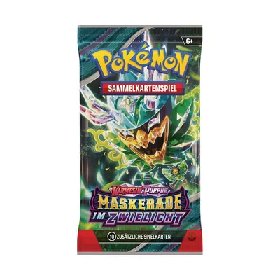 Produktbild von Pokémon Karmesin & Purpur Maskerade im Zwielicht Booster - DE