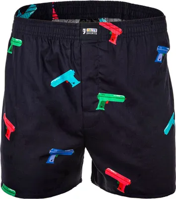 Produktbild von Happy Shorts Herren american Boxer Boxershorts Shorts Webboxer Wasserpistole - Waterpistol, Farbe:Wasserpistolen - Waterpistols, Grösse:S