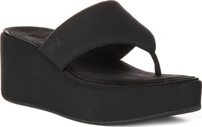 Produktbild von Fitflop Platfforms In Black For Women – 6.5 UK - 40 EU - 8.5 US / Black