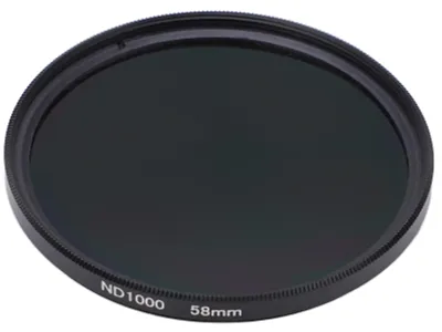 Obrázek produktu pro Filtr ND 1000 (Neutral Density) pro profesionální fotografii, pro objektivy digitálních fotoaparátů, 58 mm