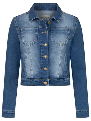 Productafbeelding van Rock Creek dames jeansjas, overgangsjas, denim blouson, stretch, korte model, klassiek