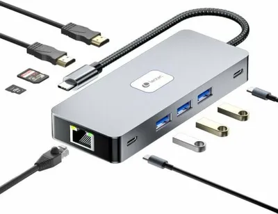 Produktbild von Leotec Docking Station 10 in 1 Plus