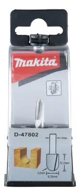 Produktbild von Makita Wasserrinnenfräser 6,35 mm - D-47802