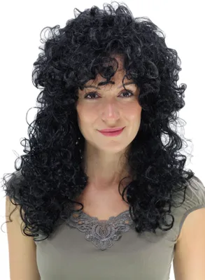 Produktbild von WIG ME UP Perücke Latina schwarz Locken PW0032-103
